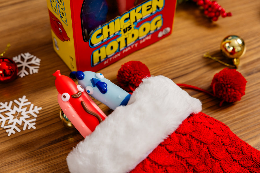 maybe an image about the product: Chicken vs Hotdog